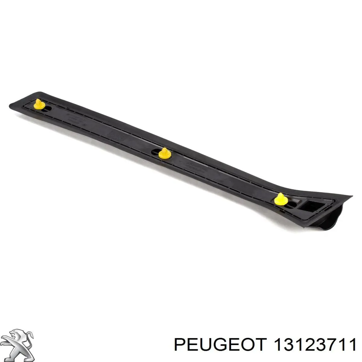 Moldura exterior central derecha del pilar de la carrocería 122783 Opel