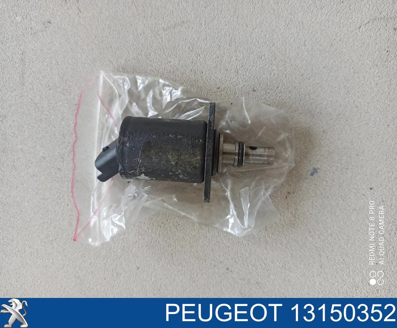 13150352 Peugeot/Citroen Válvula de corte de combustible de la bomba de inyección