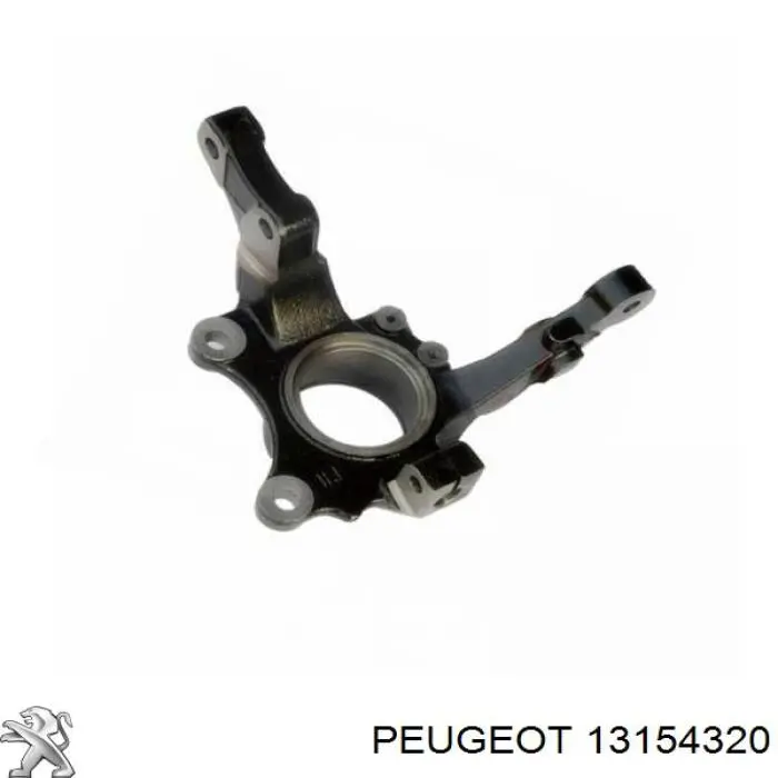 13154320 Peugeot/Citroen muñón del eje, suspensión de rueda, delantero derecho