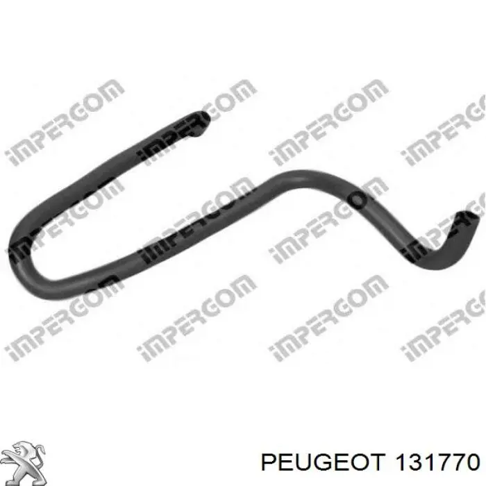 131770 Peugeot/Citroen tubería de radiador, tuberia flexible calefacción, inferior