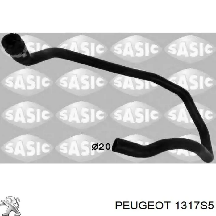 Comprar 1317S5 Peugeot/Citroen Manguera inferior del vaso de expansión