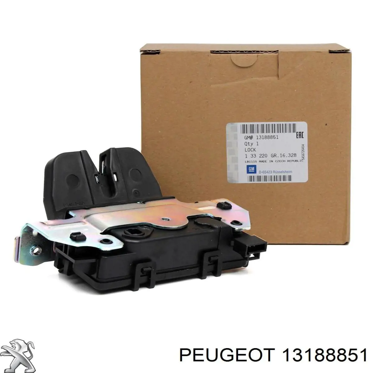 13188851 Peugeot/Citroen Cierre del maletero