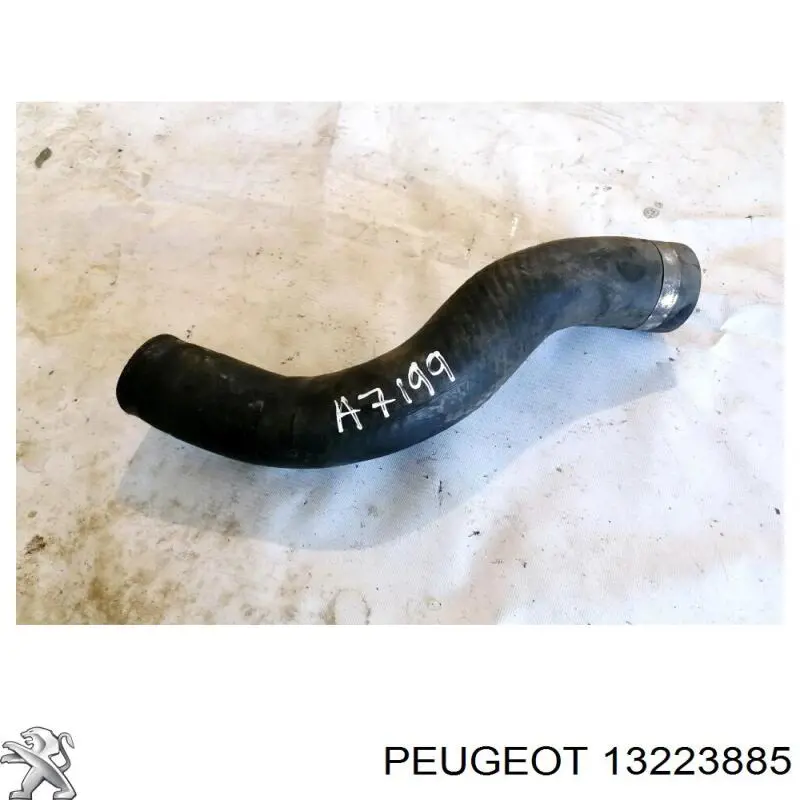 1337829 Opel Manguera superior del radiador