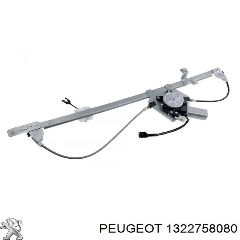 1322758080 Peugeot/Citroen mecanismo de elevalunas, puerta delantera izquierda