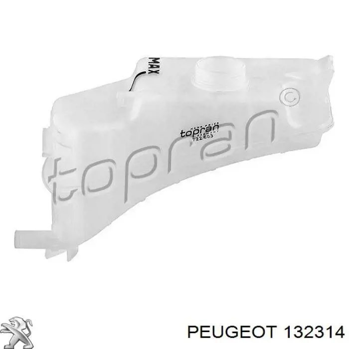 132314 Peugeot/Citroen vaso de expansión, refrigerante