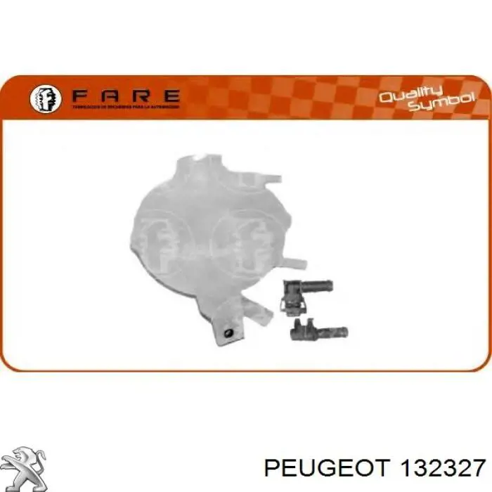 132327 Peugeot/Citroen vaso de expansión, refrigerante
