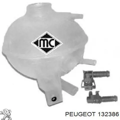 132386 Peugeot/Citroen vaso de expansión, refrigerante