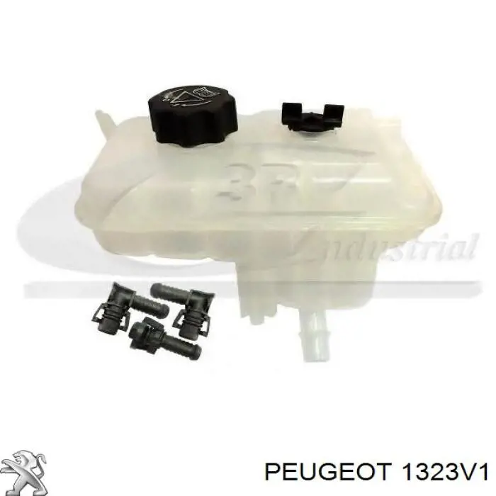 1323V1 Peugeot/Citroen vaso de expansión, refrigerante