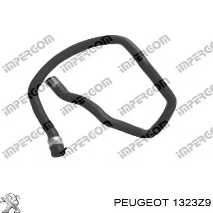 Comprar 1323Z9 Peugeot/Citroen Manguera superior del depósito de expansión