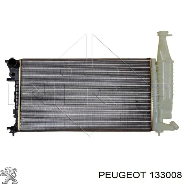 133008 Peugeot/Citroen radiador