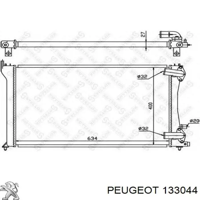 133044 Peugeot/Citroen radiador