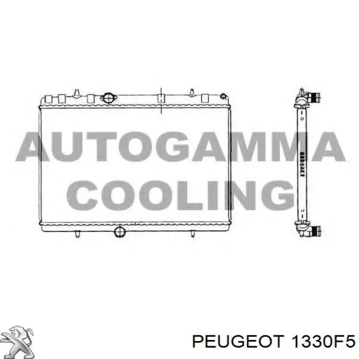 Água radiador Peugeot/Citroen 1330F5 precio, desde 58,99 EUR