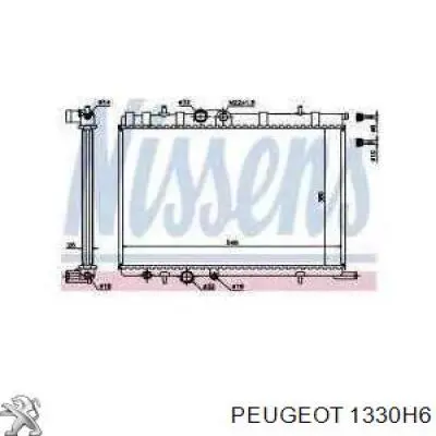 1330H6 Peugeot/Citroen radiador