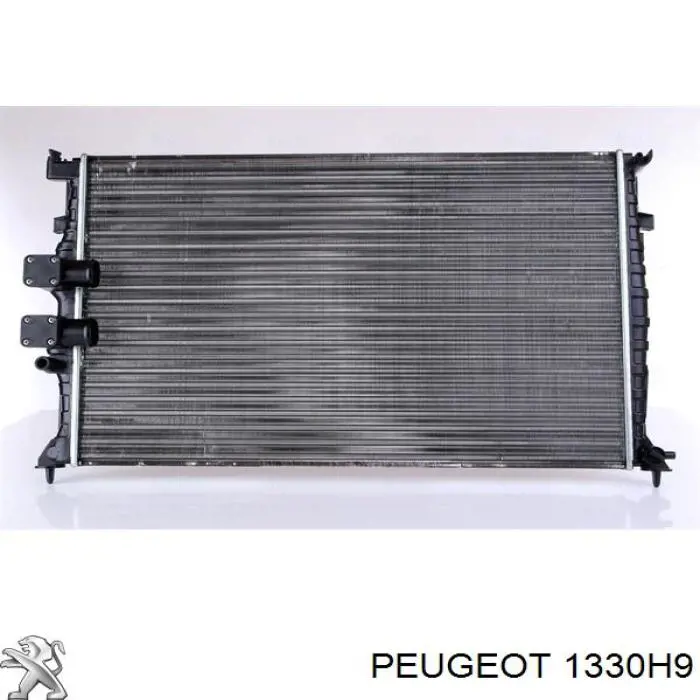 1330H9 Peugeot/Citroen radiador refrigeración del motor