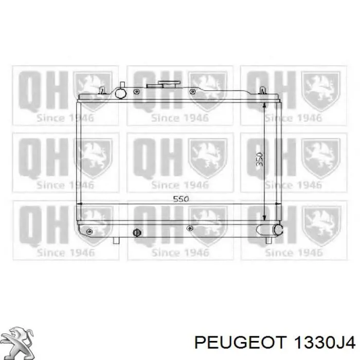Radiador 0000133012 Peugeot/Citroen