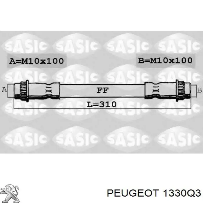 1330Q3 Peugeot/Citroen radiador