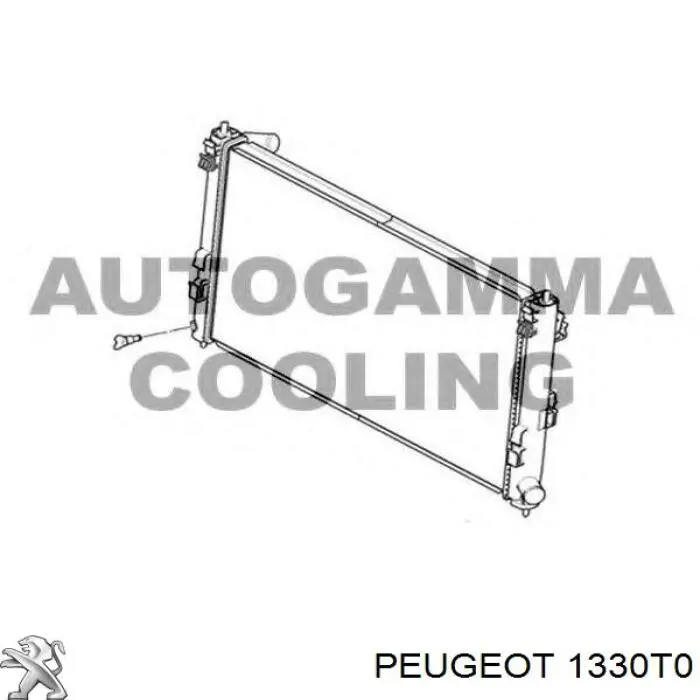 1330T0 Peugeot/Citroen radiador
