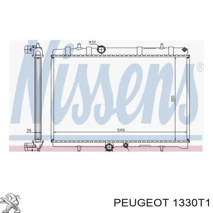 Comprar 1330T1 Peugeot/Citroen Radiador de auto