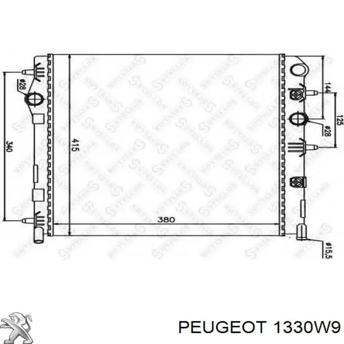 Água radiador Peugeot/Citroen 1330W9 precio, desde 63,73 EUR