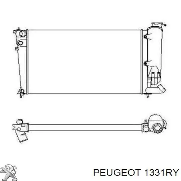 1331RY Peugeot/Citroen radiador