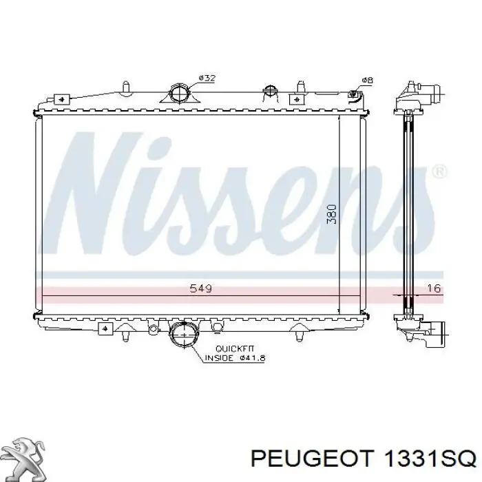 1331SQ Peugeot/Citroen