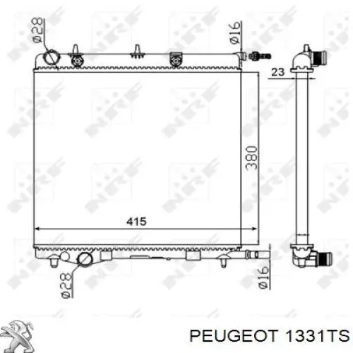 Água radiador Peugeot/Citroen 1331TS precio, desde 40,85 EUR