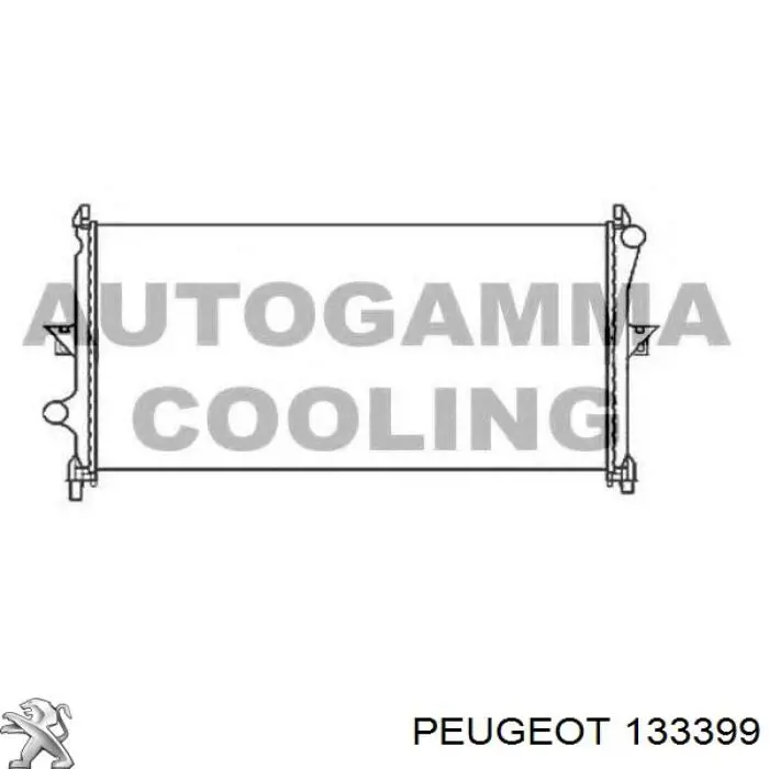Radiador 1330X1 Peugeot/Citroen