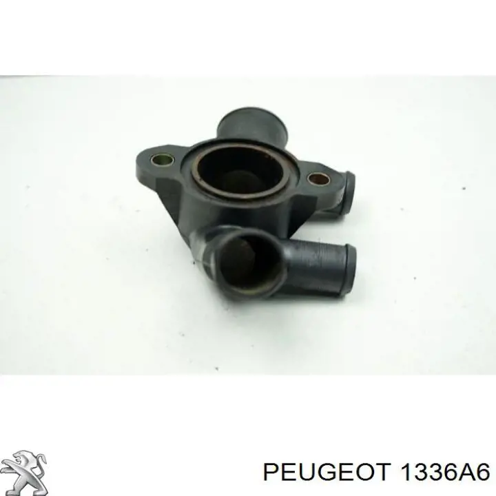 1336A6 Peugeot/Citroen brida del sistema de refrigeración (triple)