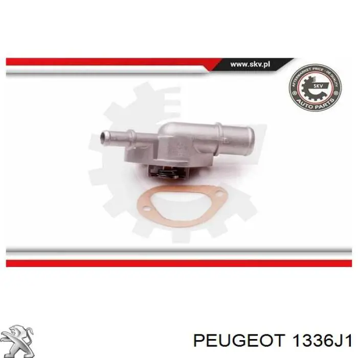Carcasa del termostato Peugeot/Citroen 1336J1 precio, desde 23,35 EUR