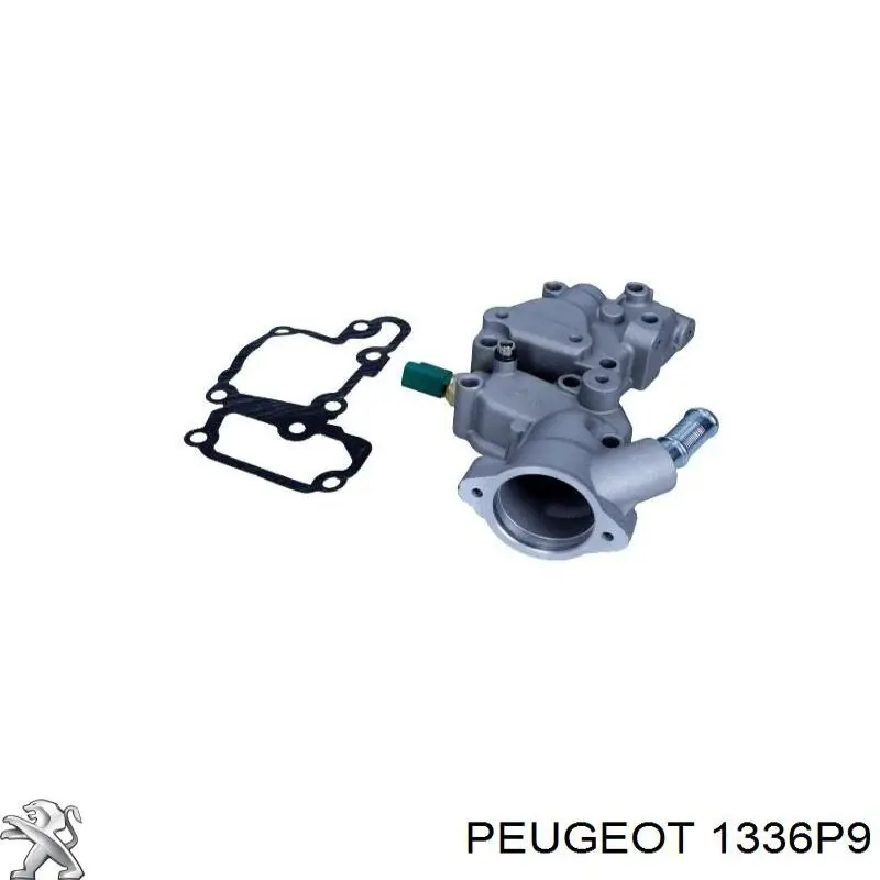1336P9 Peugeot/Citroen caja del termostato