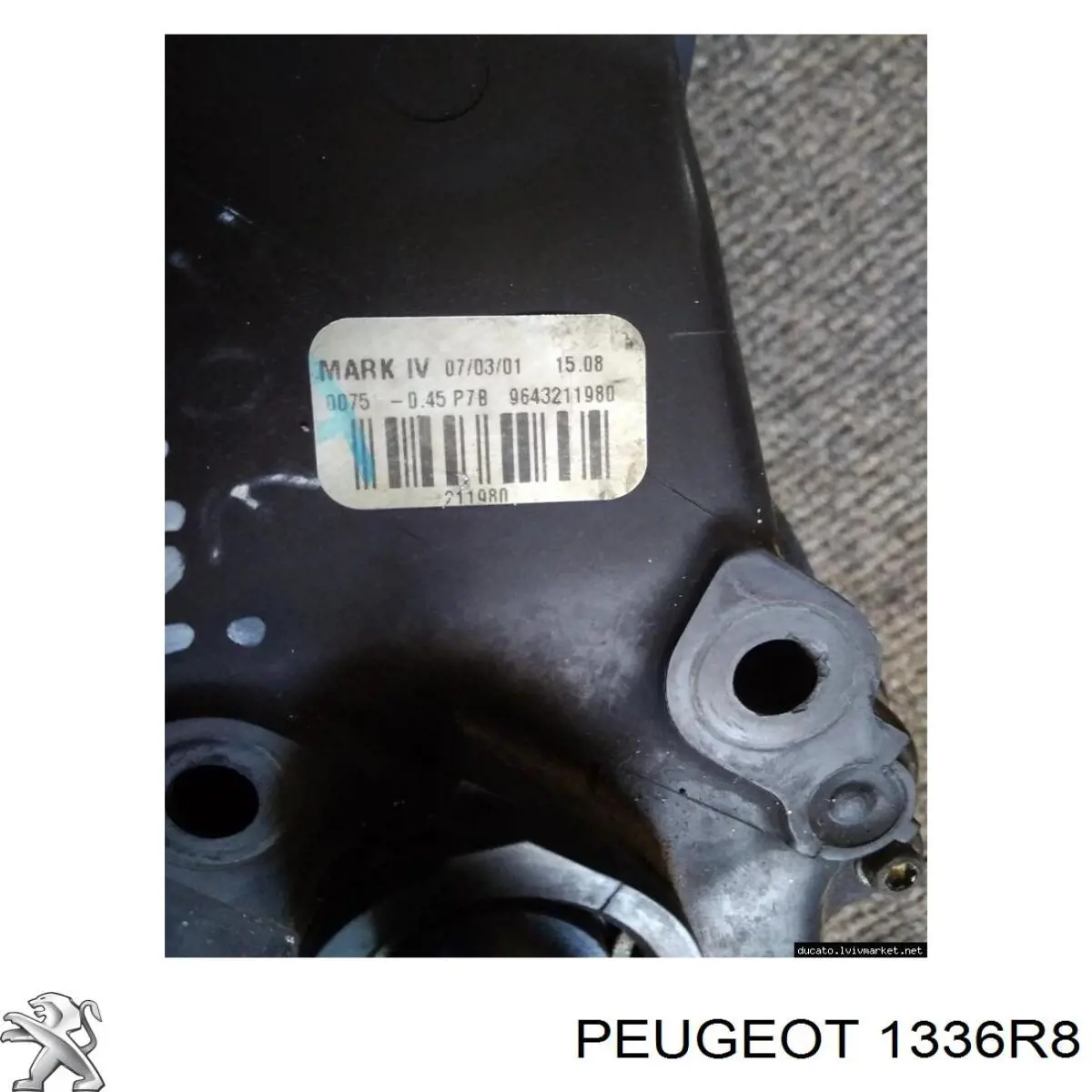 Caja de termostato 1336R8 Peugeot/Citroen