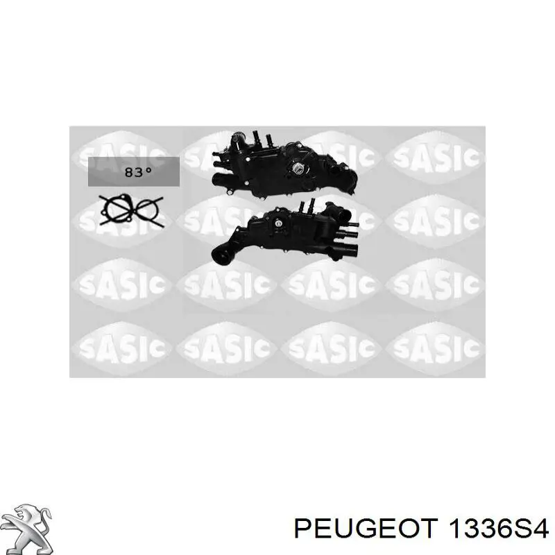 Carcasa del termostato Peugeot/Citroen 1336S4 precio, desde 77,46 EUR