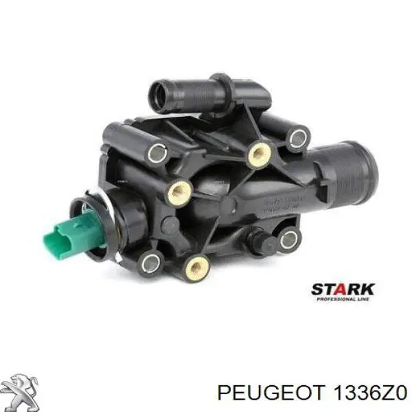 1336Z0 Peugeot/Citroen Caja del termostato