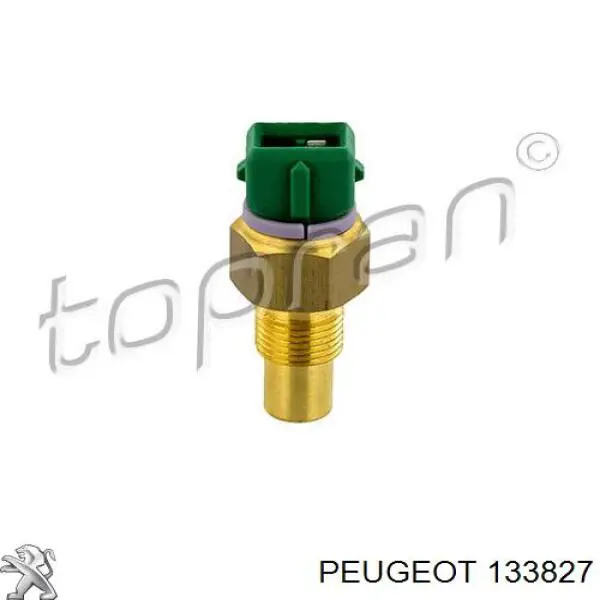 133827 Peugeot/Citroen sensor de temperatura del refrigerante, salpicadero