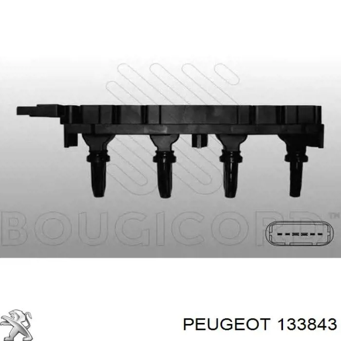 133843 Peugeot/Citroen sensor de temperatura del refrigerante