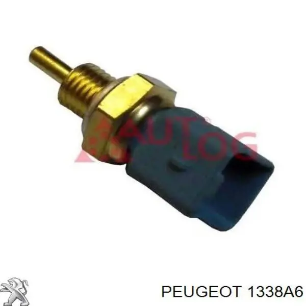 1338A6 Peugeot/Citroen sensor de temperatura del refrigerante