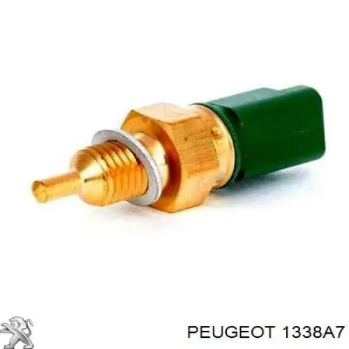 1338A7 Peugeot/Citroen sensor de temperatura del refrigerante