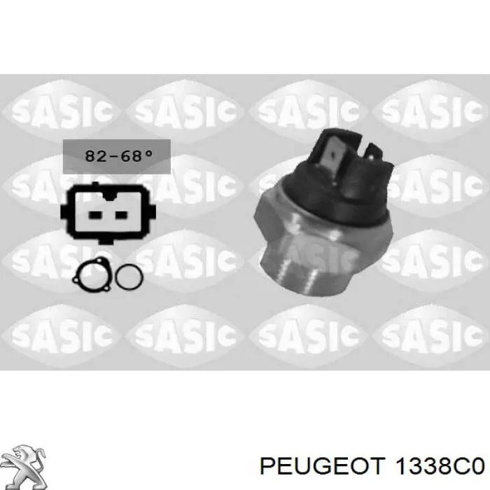 Sensor de temperatura del refrigerante Peugeot/Citroen 1338C0 precio, desde 13,87 EUR