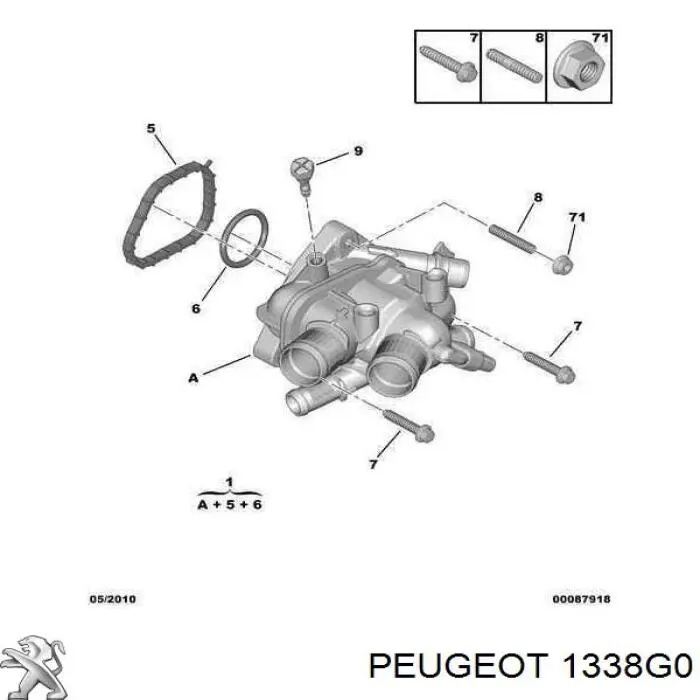 1338G0 Peugeot/Citroen