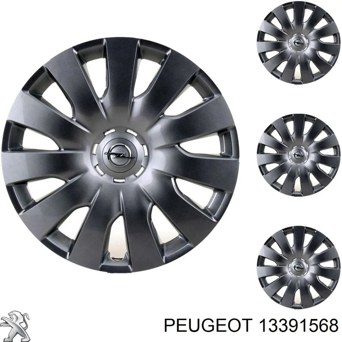 13391568 Peugeot/Citroen tapacubos de ruedas