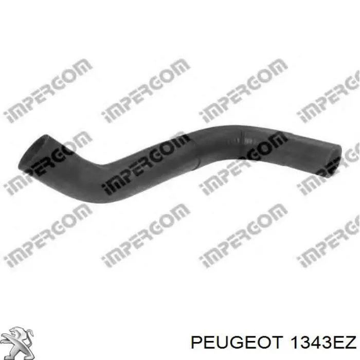 1343EZ Peugeot/Citroen tubería de radiador arriba