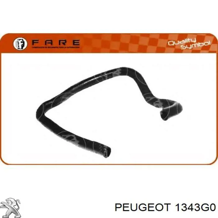 Manguera inferior del radiador Peugeot/Citroen 1343G0 precio, desde 19,50 EUR