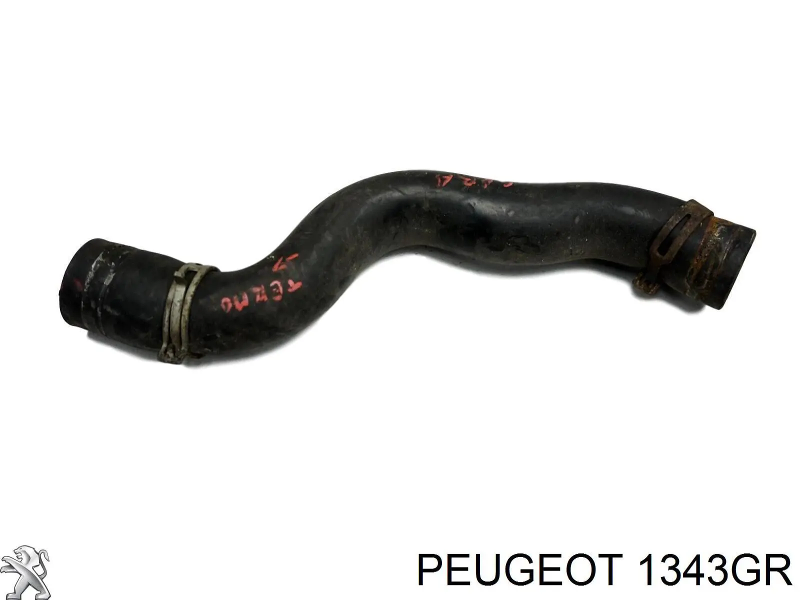 1343GR Peugeot/Citroen tubería de radiador arriba