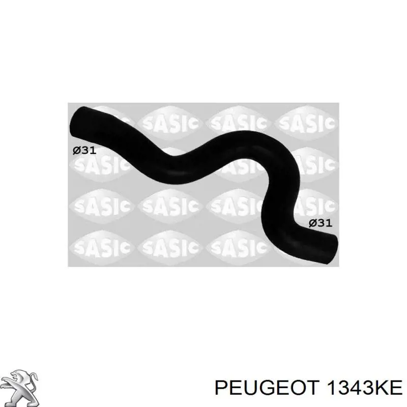 Manguera de radiador arriba para Peugeot 308 