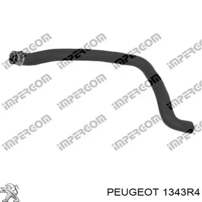 1343R4 Peugeot/Citroen tubería de radiador arriba