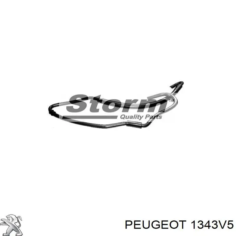 Comprar 1343V5 Peugeot/Citroen Manguera superior del radiador