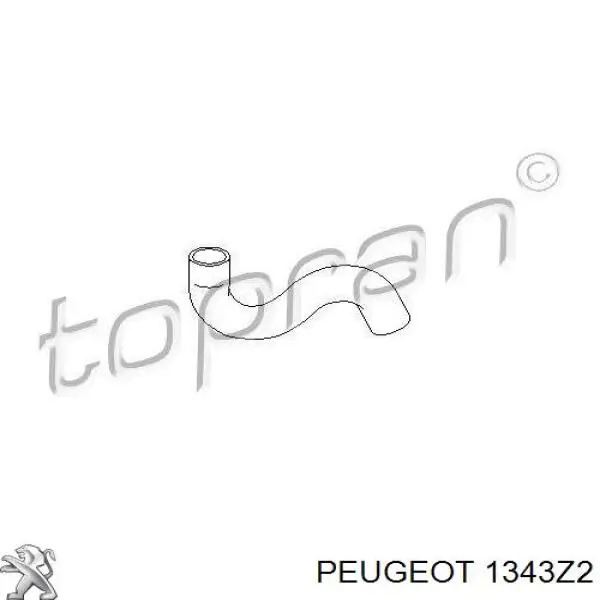 Manguera superior del radiador Peugeot/Citroen 1343Z2 precio, desde 7,56 EUR
