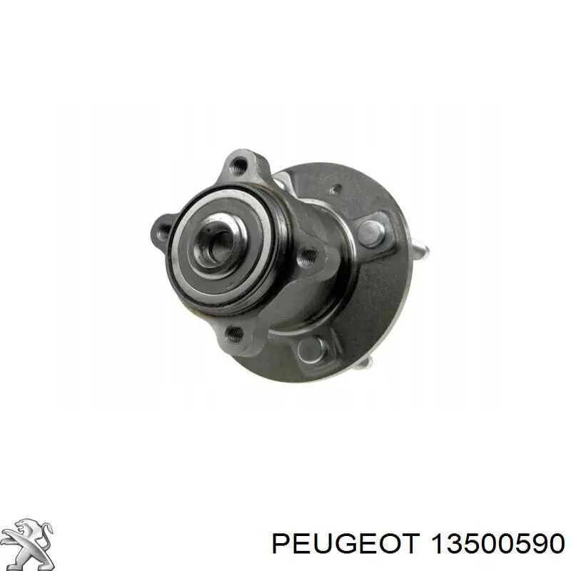 13500590 Peugeot/Citroen cubo de rueda trasero