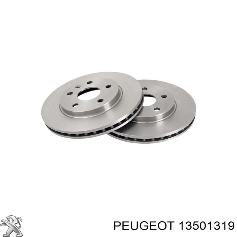 13501319 Peugeot/Citroen disco de freno delantero