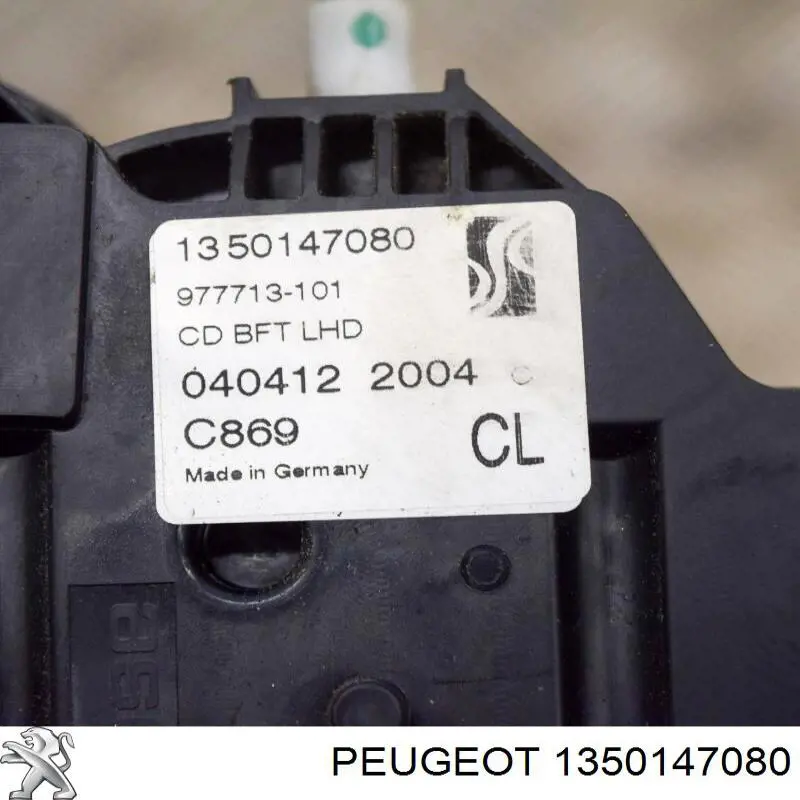 Comprar 1350147080 Peugeot/Citroen Cerradura de puerta lateral